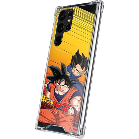 Dragon Ball Z Goku & Vegeta Galaxy S22 Ultra Clear Case