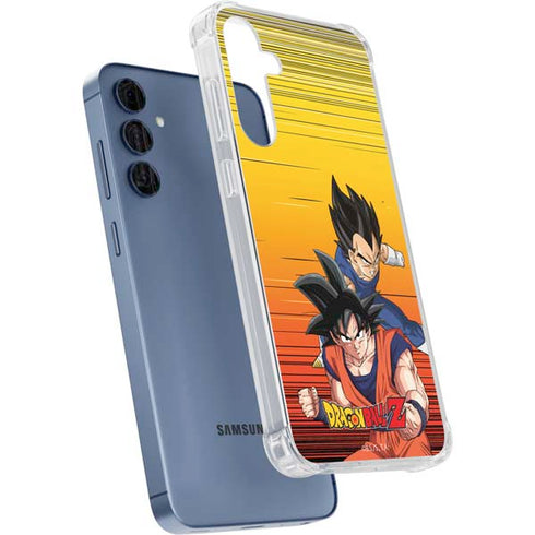 Dragon Ball Z Goku & Vegeta Galaxy S24 Clear Case