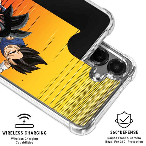Dragon Ball Z Goku & Vegeta Galaxy S26 Plus Clear Case