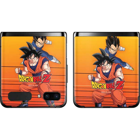 Dragon Ball Z Goku & Vegeta Galaxy Z Flip Skin