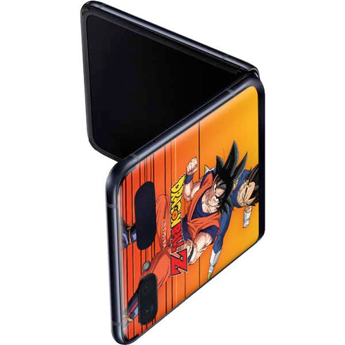 Dragon Ball Z Goku & Vegeta Galaxy Z Flip Skin