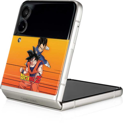 Dragon Ball Z Goku & Vegeta Galaxy Z Flip3 5G Skin