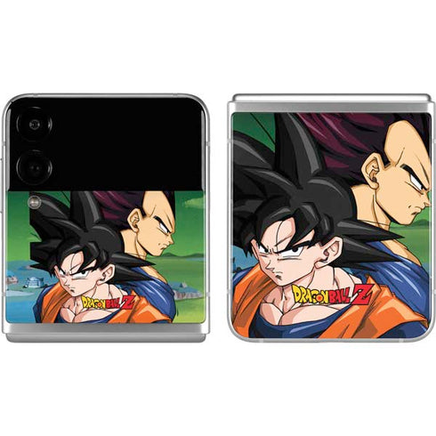 Dragon Ball Z Goku & Vegeta Galaxy Z Flip4 5G Skin