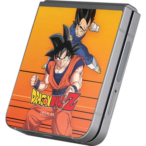 Dragon Ball Z Goku & Vegeta Galaxy Z Flip6 Skin