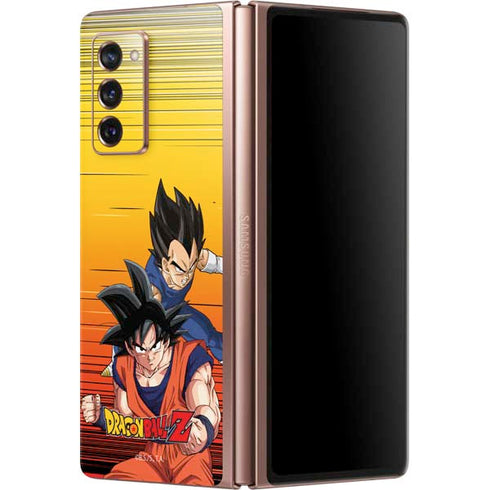 Dragon Ball Z Goku & Vegeta Galaxy Z Fold2 5G Skin