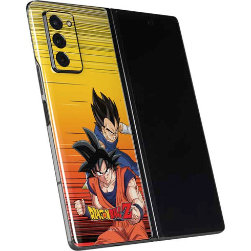 Dragon Ball Z Goku & Vegeta Galaxy Z Fold2 5G Skin