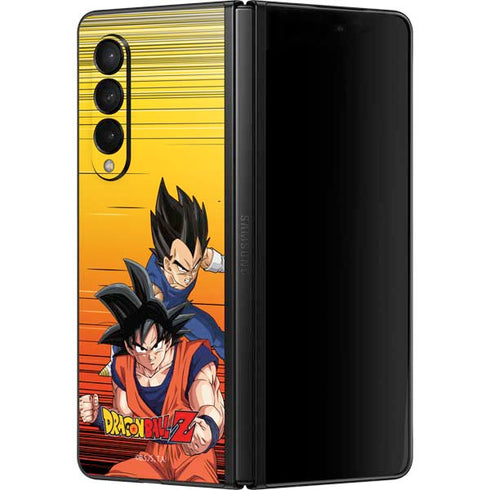 Dragon Ball Z Goku & Vegeta Galaxy Z Fold3 5G Skin