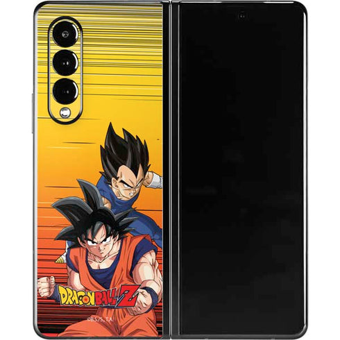 Dragon Ball Z Goku & Vegeta Galaxy Z Fold3 5G Skin