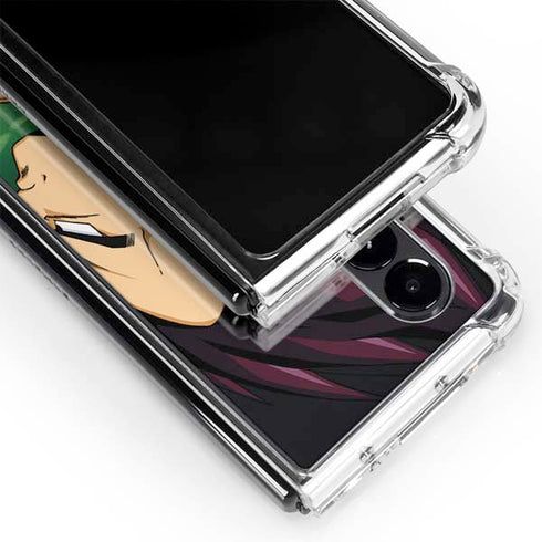 Dragon Ball Z Goku & Vegeta Galaxy Z Fold4 5G Clear Case