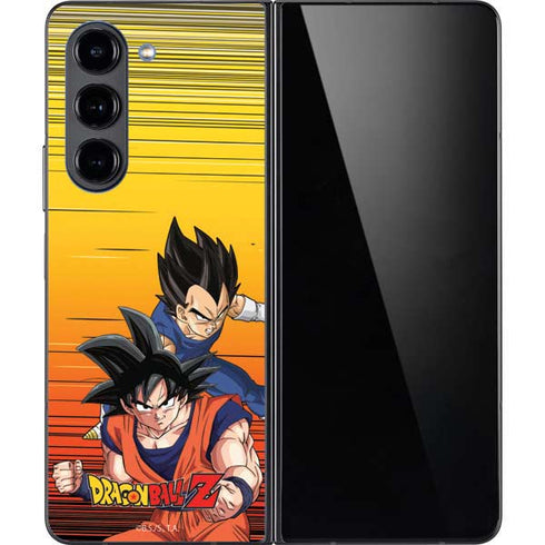 Dragon Ball Z Goku & Vegeta Galaxy Z Fold5 5G Skin