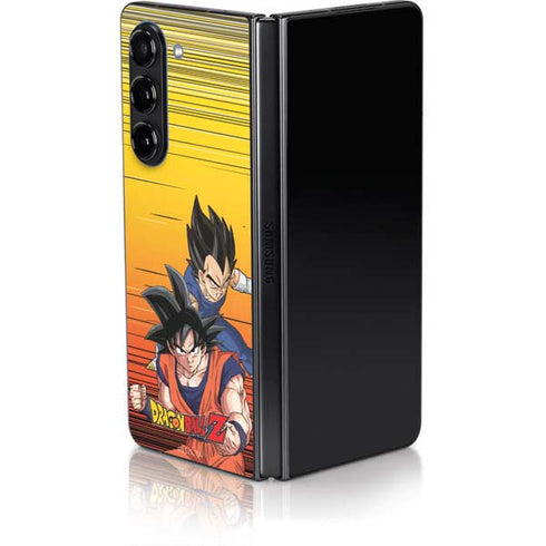 Dragon Ball Z Goku & Vegeta Galaxy Z Fold5 5G Skin