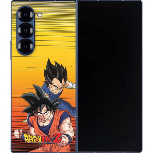 Dragon Ball Z Goku & Vegeta Galaxy Z Fold6 Skin