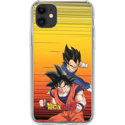 Dragon Ball Z Goku & Vegeta iPhone 11 Clear Case