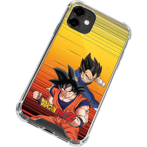 Dragon Ball Z Goku & Vegeta iPhone 12 Clear Case