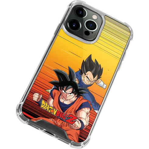 Dragon Ball Z Goku & Vegeta iPhone 13 Pro Max Clear Case