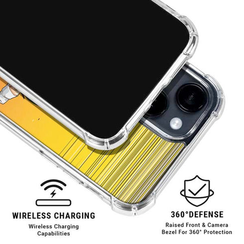 Dragon Ball Z Goku & Vegeta iPhone 14 Clear Case