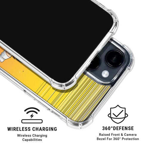 Dragon Ball Z Goku & Vegeta iPhone 14 Plus Clear Case