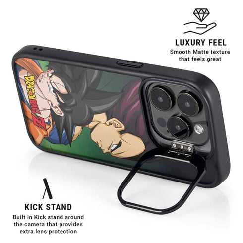 Dragon Ball Z Goku & Vegeta iPhone 14 Pro Kickstand Case