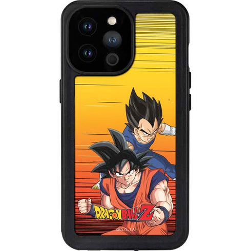 Dragon Ball Z Goku & Vegeta iPhone 14 Pro Max Waterproof Case