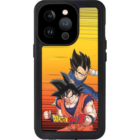 Dragon Ball Z Goku & Vegeta iPhone 14 Pro Waterproof Case
