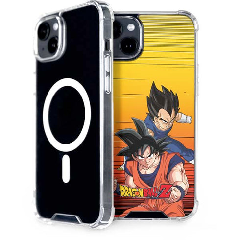 Dragon Ball Z Goku & Vegeta iPhone 15 Plus MagSafe Case