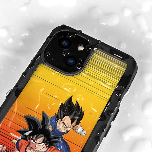 Dragon Ball Z Goku & Vegeta iPhone 15 Plus Waterproof Case