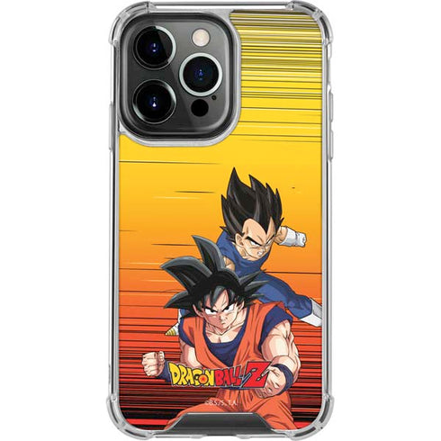 Dragon Ball Z Goku & Vegeta iPhone 15 Pro Max Clear Case
