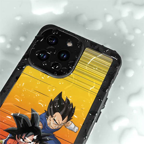 Dragon Ball Z Goku & Vegeta iPhone 15 Pro Waterproof Case