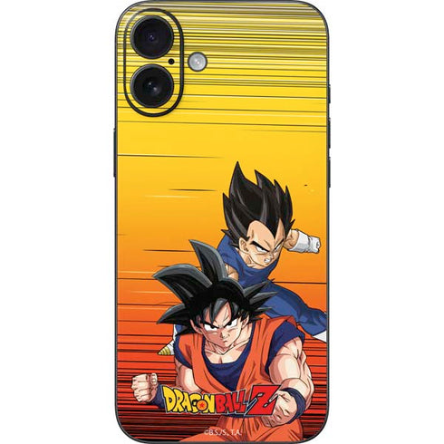 Dragon Ball Z Goku & Vegeta iPhone 16 Plus Skin