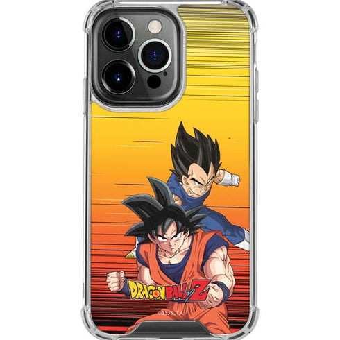 Dragon Ball Z Goku & Vegeta iPhone 16 Pro Max Clear Case