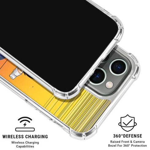 Dragon Ball Z Goku & Vegeta iPhone 16 Pro Max Clear Case
