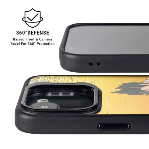 Dragon Ball Z Goku & Vegeta iPhone 16e Kickstand Case
