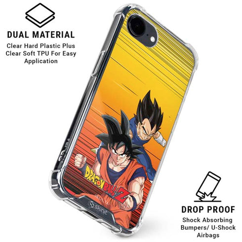 Dragon Ball Z Goku & Vegeta iPhone 16e Clear Case