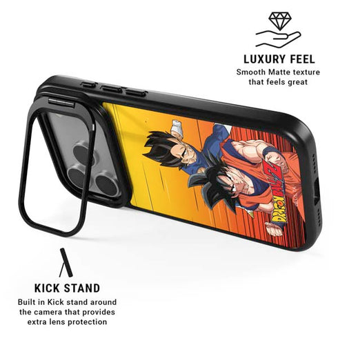 Dragon Ball Z Goku & Vegeta iPhone 17 Pro Kickstand Case