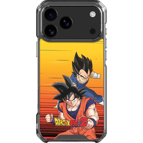 Dragon Ball Z Goku & Vegeta iPhone 17 Pro Max Clear Case