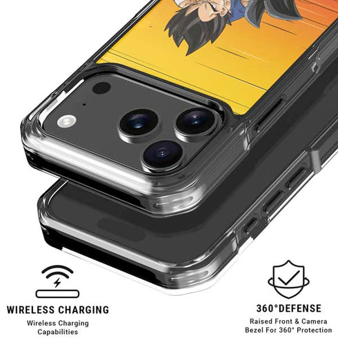 Dragon Ball Z Goku & Vegeta iPhone 18 Pro Clear Case