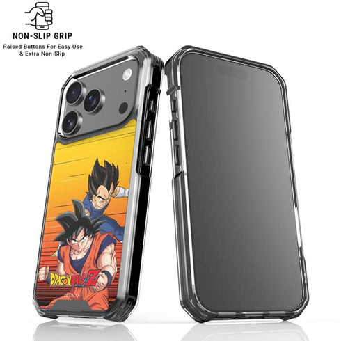 Dragon Ball Z Goku & Vegeta iPhone 18 Pro Clear Case