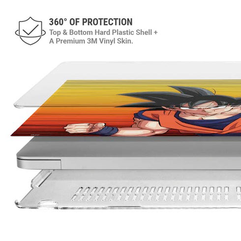 Dragon Ball Z Goku & Vegeta MacBook Pro 16in (2019-20) Case plus Skin