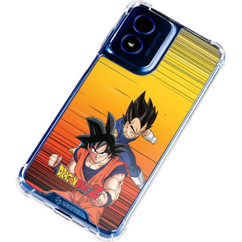 Dragon Ball Z Goku & Vegeta Moto G 5G (2024) Clear Case
