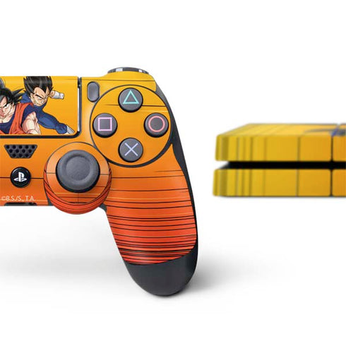 Dragon Ball Z Goku & Vegeta PS4 Console and Controller Bundle Skin