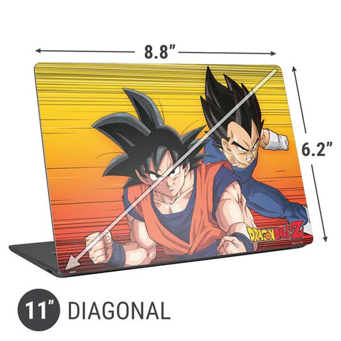 Dragon Ball Z Goku & Vegeta Universal Laptop 11in (8.8 x 6.2in) Skin
