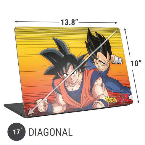 Dragon Ball Z Goku & Vegeta Universal Laptop 17in (13.8 x 10in) Skin