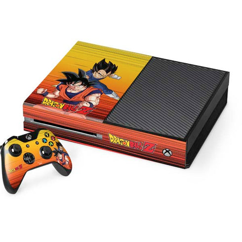 Dragon Ball Z Goku & Vegeta Xbox One Console and Controller Bundle Skin