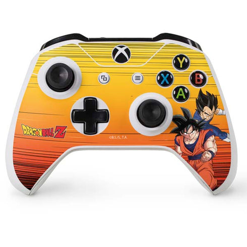 Dragon Ball Z Goku & Vegeta Xbox One S Console and Controller Bundle Skin