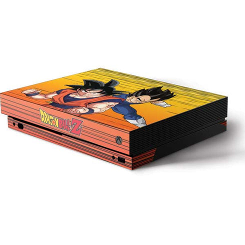 Dragon Ball Z Goku & Vegeta Xbox One X Console Skin