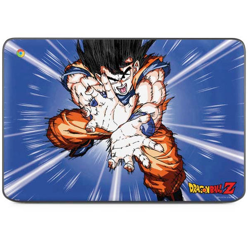 Dragon Ball Z Goku Kamehameha Blast HP Chromebook Skin