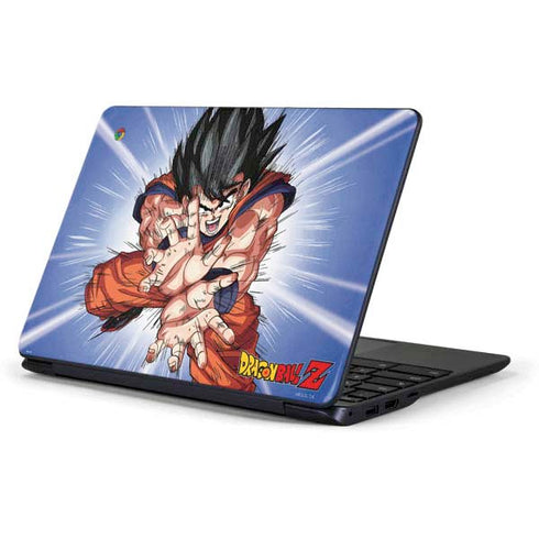 Dragon Ball Z Goku Kamehameha Blast Samsung Chromebook Skin