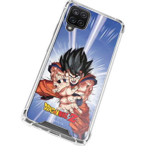 Dragon Ball Z Goku Kamehameha Blast Galaxy A12 Clear Case