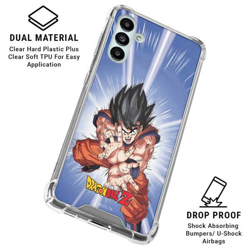 Dragon Ball Z Goku Kamehameha Blast Galaxy A13 5G Clear Case