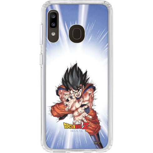 Dragon Ball Z Goku Kamehameha Blast Galaxy A20 Clear Case
